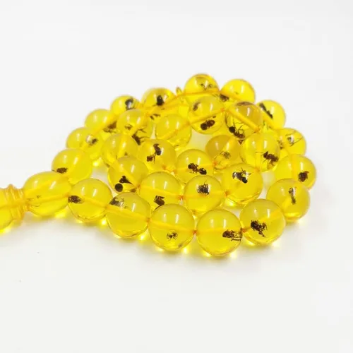 Miniatura 6 de Tasbih - Rosario islámico de resina de gran tamaño, 33 cuentas de oración musulmana, accesorios turcos, Trabizon (0.591 in x 33 cuentas)