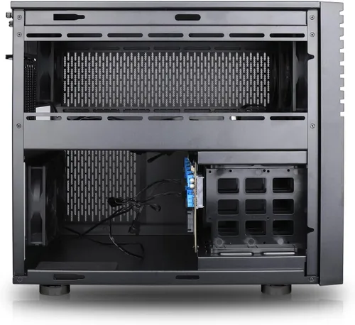 Miniatura 8 de Rosewill Hearth NAS Chasis de servidor Soporta hasta 6 x 3.5 HDD Hot Swap y 6 x 2.5 SSD Compatible con E-ATX Ventilador PWM de 0.197 x 4.724