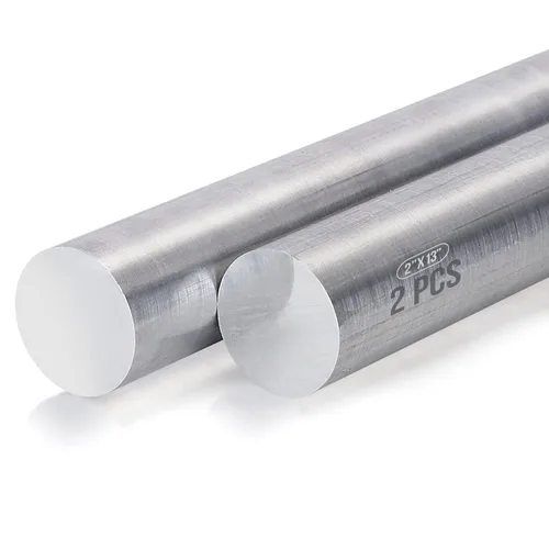 Miniatura 8 de Barra redonda de aluminio de 2 pulgadas de diámetro largo 13 "barra redonda de aluminio 6061 T6511 sólido nuevo molino Stock (1)