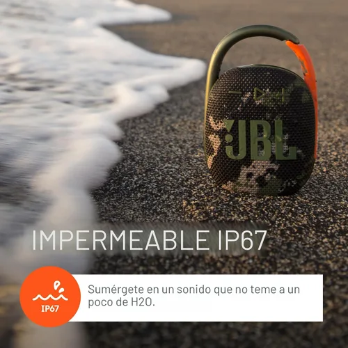 Miniatura 6 de JBL Clip 4: Altavoz portátil con Bluetooth, batería incorporada, característica impermeable y a prueba de polvo Azul