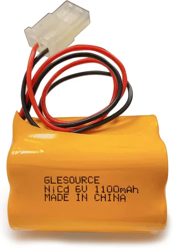 Miniatura 2 de Paquete de 2 baterías Ni-CD de 6 V 1100 mAh de repuesto para Aritech 10050205 Lithonia ENB-06006 ENB06006 Prescolite Señal de salida Luz