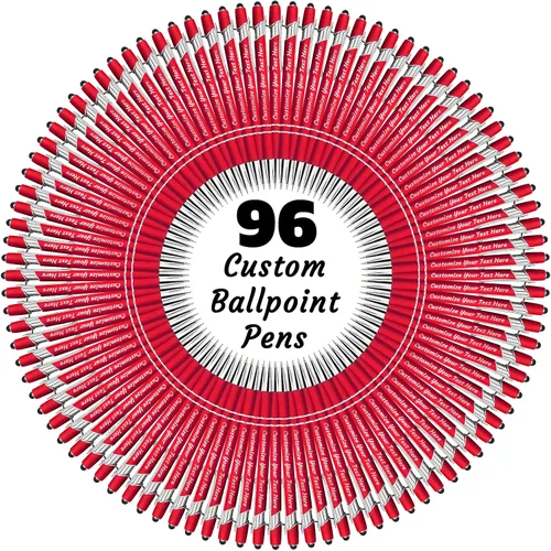 Miniatura 16 de 12 bolígrafos personalizados a granel, bolígrafos personalizados con grabado personalizado con nombre o texto, regalo ideal de aniversario