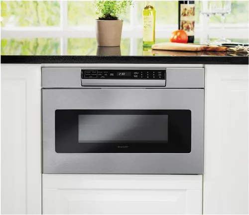 Miniatura 8 de Sharp, horno microondas SMD2470AS, de 24 pulgadas, 1,2 Cu. Pie de acero inoxidable