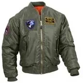 Miniatura 2 de Rothco MA-1 Flight Jacket with Patches