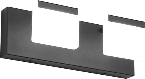 Miniatura 14 de Ralbay Luces LED modernas para tocador de baño, 5 luces, lámpara de pared de baño de acero inoxidable acrílico