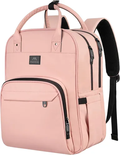 Miniatura 11 de MATEIN Mochila para enfermera, mochila médica de enfermería acolchada impermeable para mujeres, se adapta a portátiles de 17 pulgadas, bolsa clínica
