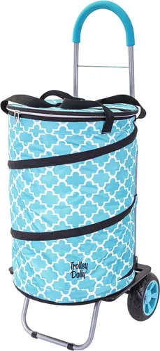 Miniatura 8 de Cooler Trolley Dolly, Negro Bolsa Térmica aislante plegable Rolling tailgating BBQ cerveza Hielo Cart