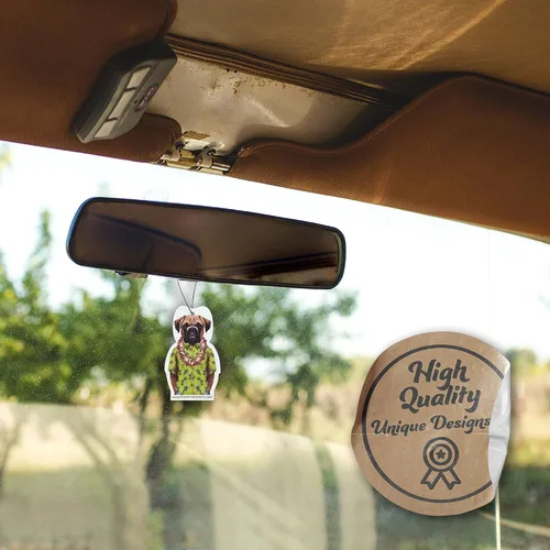 Miniatura 4 de Ambientador de coche para perros, paquete de 6 unidades, perfumado con aceites esenciales, por Fresh Fresheners