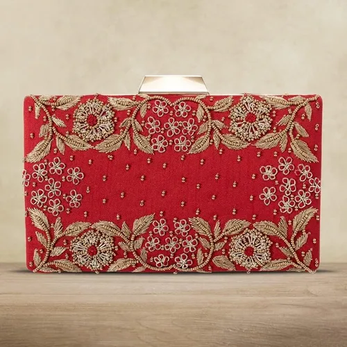 Miniatura 3 de Aheli Clutch Purses Handmade Handbags for Wedding Evening Party Bridal Gift for Women