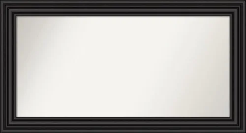Miniatura 414 de Amanti Art Espejo personalizado, espejo de baño negro puente, espejo de pared o espejo de tocador de baño sobre el fregadero (26 x 26 pulgadas)