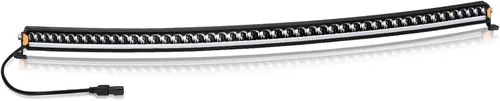 Miniatura 14 de LIGHTFOX Barra de luz LED de 12 pulgadas con conector DT, haz de luz puntual y de inundación de fila única, 72W, 6,717LM, luces de conducción