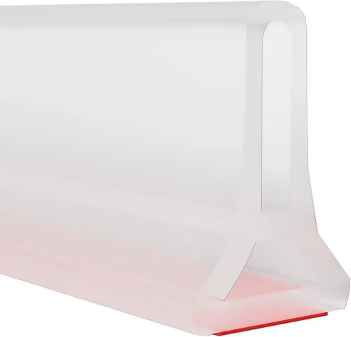 Miniatura 17 de Hi-Na Barrera de Agua Plegable para Ducha de 3/5/6/8/10 pies, Barrera de Agua para Ducha y Tope de Agua que Mantiene el Agua Adentro, Umbral de Agua