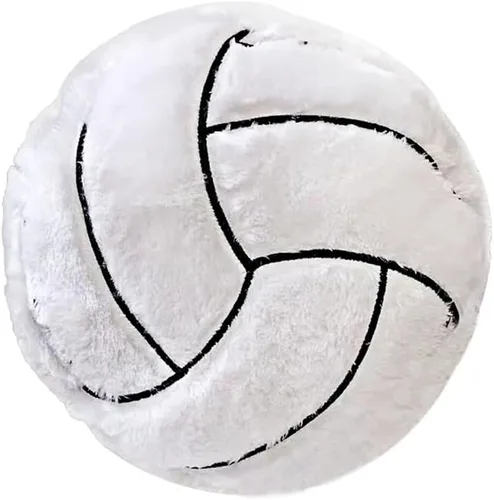 XZJMY Almohada de voleibol, almohada deportiva suave y esponjosa, juguete de pelotas deportivas de peluche de 13.8 pulgadas, regalo para niños y