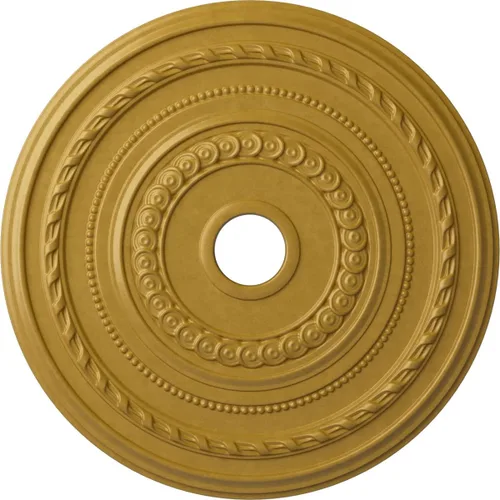Miniatura 36 de Ekena Millwork CM25COFCS Cole Medallón de Techo, 25 3/8"OD x 3 3/8"ID x 1 3/8"P, pintado a mano Flash Cobre