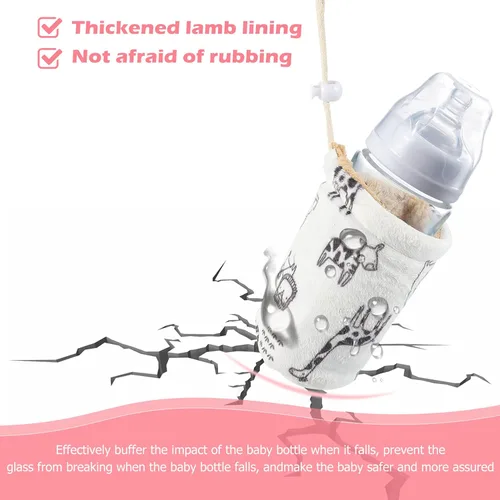 Miniatura 3 de Healifty Fundas para biberones de bebé, cubierta de biberón, funda aislante para mantener caliente titular de 8.1 fl oz