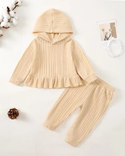 Miniatura 20 de Renotemy Conjunto de ropa para bebé recién nacida, para otoño e invierno, manga larga, pantalones, lindo conjunto de ropa para bebé niña