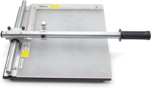 Miniatura 3 de Uso de laboratorio Cortador de vidrio Manual ITO Vidrio a base de vidrio de sílice Junta Máquina de corte 28x33CM KV-C-370 (KVC370 Plus) Manual