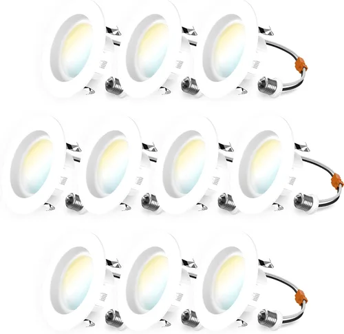 Miniatura 10 de Sunco - Paquete de 24 luces LED de 6 pulgadas, iluminación empotrada reacondicionada, borde suave, 965 LM, 13 W (equivalente a 60 W), CCT