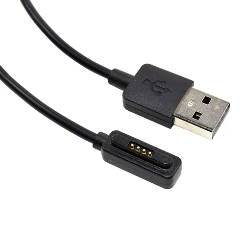 Miniatura 3 de HQRP Paquete de 2 cables de carga USB compatibles con ASUS ZenWatch-2 WI501Q WI502Q Smartwatch ZenWatch2 WI502Q-SL-BD-Q WI501Q-2J-GB2 Cable