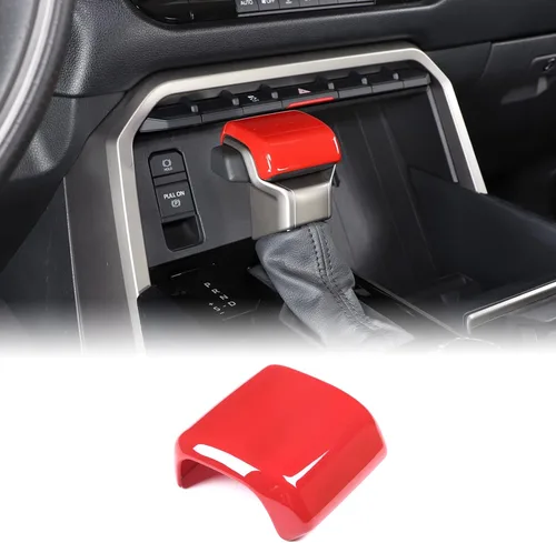 Miniatura 9 de Aunginsy Cubierta de freno de mano para palanca de cambios de automóvil, compatible con Toyota Tundra 2022+, Sequoia 2023+ y Tacoma 2024+, perilla