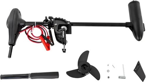 Miniatura 3 de Motor de arrastre eléctrico de empuje de 40 libras, motor de arrastre de agua salada montado en el travesaño para kayak barco inflable, eje de 30