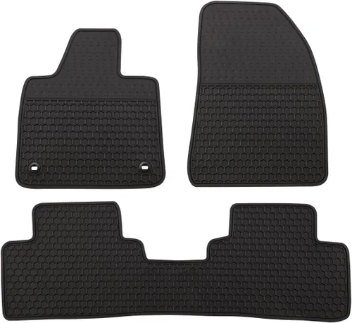 Miniatura 14 de Alfombrillas de coche a medida para Volvo XC60 2018-2025 (No para híbrido) T5 T6 Momentum, alfombrillas de goma negras para auto, protección