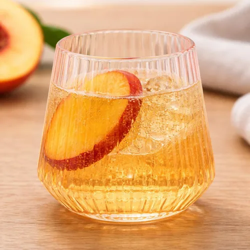 Miniatura 8 de 40 unidades de copas de vino, champán y whisky sin tallo irrompibles de plástico elegantes y duraderas de Origami Ripple, desechables para Rosa
