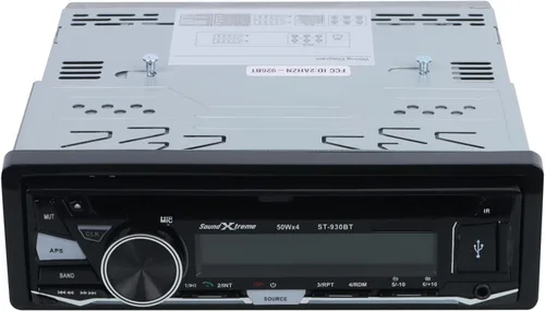 Miniatura 4 de SoundXtreme ST-930BT Single-DIN CD estéreo para coche, Bluetooth, USB SD y entrada auxiliar CD / MP3 Receptor de audio para automóvil compatible