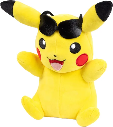 Miniatura 4 de Pokémon Pikachu - Peluche de vacaciones de 8 pulgadas, con licencia oficial, auténtica figura de peluche suave, regalo para niños, niñas, mayores
