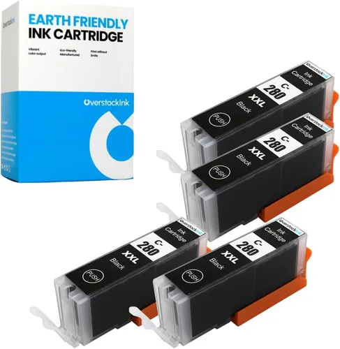 Miniatura 10 de 280XXL Pigment Black Replacement Ink Cartridge for Canon Printers (2 Pigment Black)