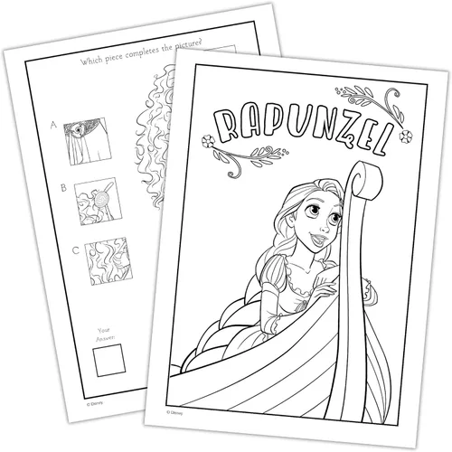 Miniatura 4 de Disney Caja de pintura Princess para colorear y libro de actividades con 16 pinturas, Bendon 42350, 7.75 x 10.75 pulgadas