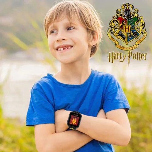 Miniatura 4 de Harry Potter - Reloj inteligente para niños con pantalla táctil, grabadora de voz, contador de pasos y fondos de pantalla mágicos, 10 caras de reloj