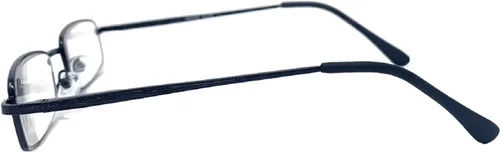 Miniatura 3 de The Winston - Gafas de lectura rectangulares de metal, unisex, medio lector, tramposos rectangulares
