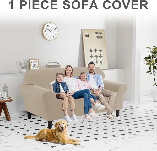 Miniatura 235 de Funda para Sofá de Terciopelo, Fundas Elásticas para Sofá para Funda Principal Separada/Respaldos y Cojines de Asiento, Funda para Sofá, para Fundas
