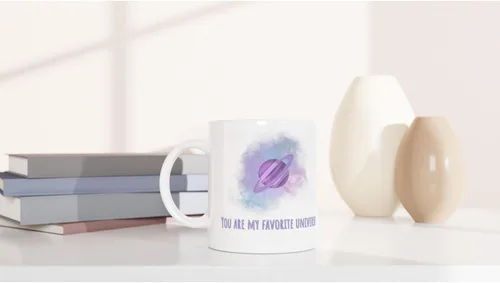 Miniatura 5 de You Are My Favorite Universe – Taza romántica para parejas – Regalo de galaxia de amor para él o ella Color Cerámica negra