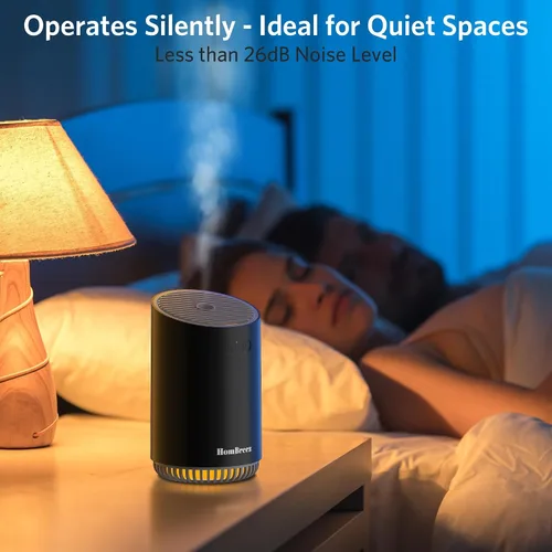 Miniatura 5 de Difusor de Aromaterapia Portátil 320ml, Difusor de Aceite Esencial Recargable con Luz LED, Humidificador de Neblina Fría con 2 Modos de Neblina