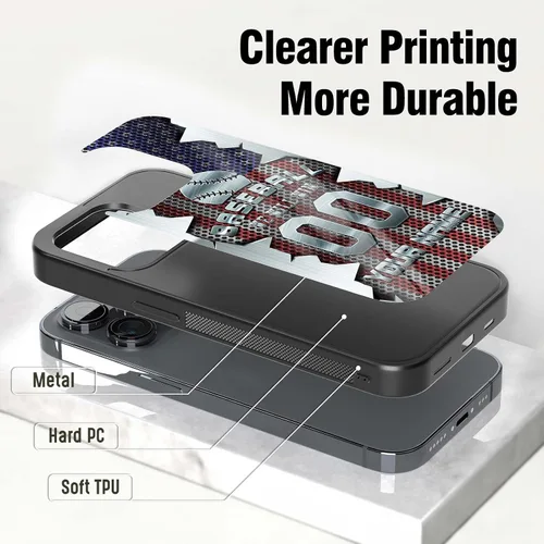 Miniatura 3 de Fundas de teléfono con nombre personalizado, diseño retro de metal texturizado con fondo personalizado para Samsung Galaxy A03 A13 A14 A17 A51 A52