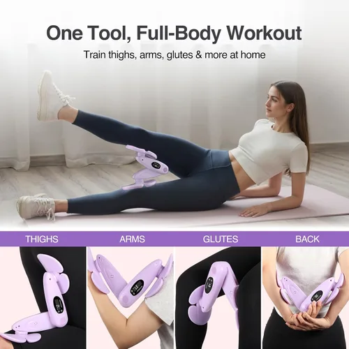 Miniatura 2 de Thigh Master - Dispositivos de ejercicio para suelo pélvico, ejercitador Kegel, entrenador muscular para suelo pélvico, entrenador interior de muslo