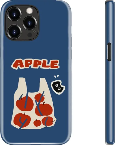 Miniatura 101 de Goodon para iPhone 17 Pro, Funda Estética de Gato Negro y Niña Naranja, Compatible con Magsafe, Funda Protectora Retro Única y Moderna de Silicona
