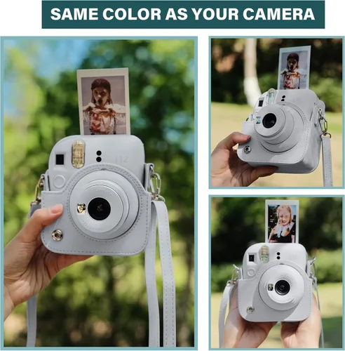 Miniatura 4 de Rieibi Funda para Cámara Compatible con Fuji Instax Mini 12 - Estuche MINI 12 para Cámara Instantánea Fujifilm Instax Mini 12 - Funda mini 12