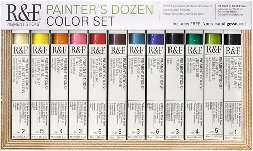 Miniatura 22 de R&F Handmade Paints - Barra de pigmento al óleo profesional, cadmio y limón, 6.4 fl oz Limón de cadmio