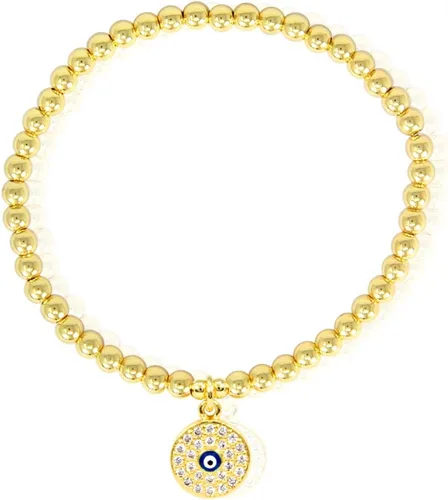 Miniatura 2 de by you Pulseras elásticas elásticas elásticas de acero inoxidable para mujeres y adolescentes con diseño de moda con diamantes de imitación de oro