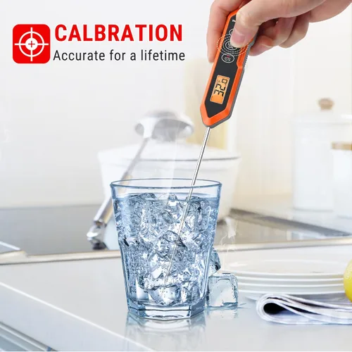 Miniatura 6 de ThermoPro TP15H - Termómetro de alimentos resistente al agua de lectura instantánea para cocinar, sonda de termómetro de carne digital
