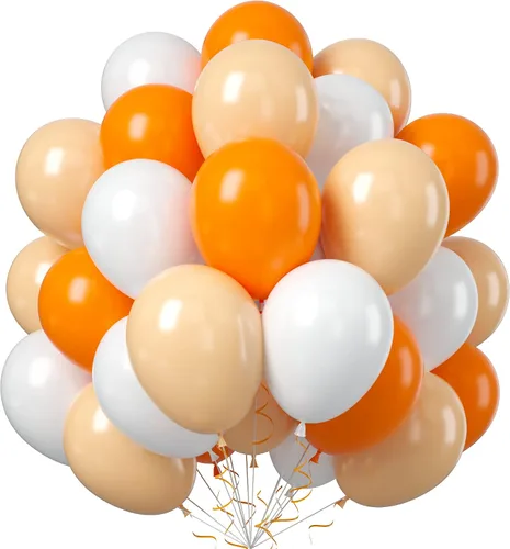 Miniatura 13 de FEYG - Juego de arco de globos, 50 globos de color azul, amarillo y blanco. Globos de látex para cumpleaños, bodas, baby shower, compromiso, Azul