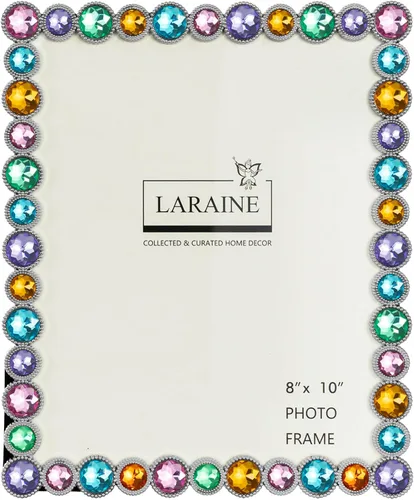 Miniatura 15 de LARAINE Marco de Fotos 4x6 con Diamantes de Imitación de Metal y Cristal de Alta Definición para Mostrar Fotografías en Mesa, Decorativo para el Azul