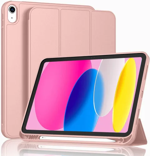 Miniatura 43 de ToaPoia - Funda para iPad (A16) de 11 pulgadas 2025/iPad 10.ª generación de 10.9 pulgadas 2022, cubierta protectora delgada con soporte triple