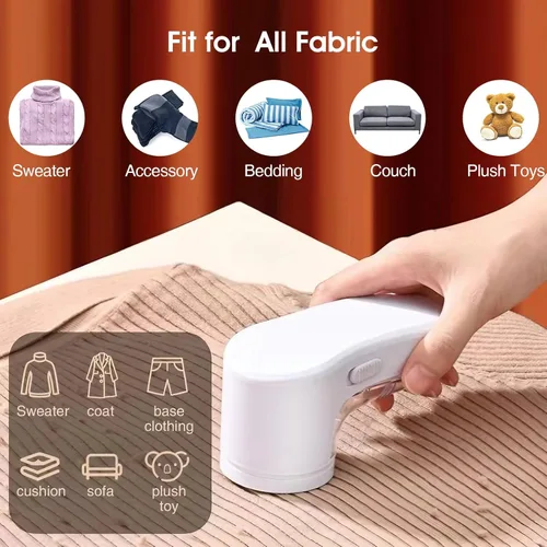 Miniatura 8 de Afeitadora eléctrica de tela, removedor de pelusa para ropa, afeitadora de suéter recargable para quitar pelusa y píldoras para suéter, delicados