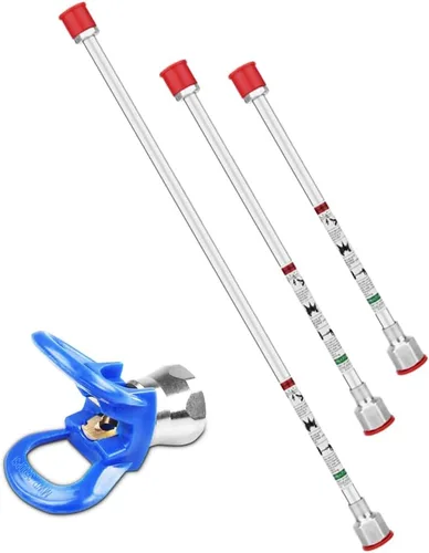 Airless SJG Varilla de extensión universal para pistola de pulverización sin aire, pulverizadora de pintura, punta de pistola de extensión de 15.7