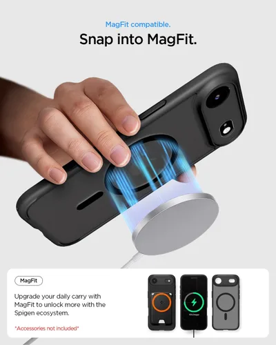 Miniatura 99 de Spigen Funda para iPhone 13 Mini, ultra híbrida MagFit [antiamarilleo] [compatible con Magsafe] - Transparente
