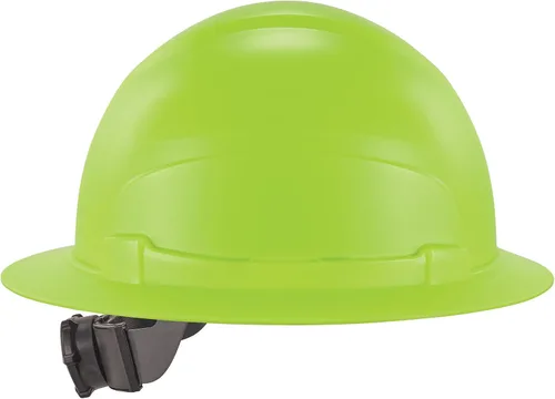 Miniatura 9 de Ergodyne Skullerz 8969 Class E - Casco duro de ala completa, ligero, suspensión de trinquete ajustable de 6 puntos, carcasa de HDPE, lima